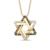 Thumbnail Image 0 of Le Vian Diamond Star Necklace 1/4 ct tw 14K Honey Gold 18"