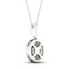 Thumbnail Image 3 of Multi-Diamond Necklace 1/2 ct tw Round-Cut 10K White Gold 18"