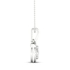 Thumbnail Image 3 of Multi-Diamond Necklace 1/4 ct tw Round-Cut 10K White Gold 18&quot;