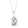 Thumbnail Image 3 of Multi-Diamond Necklace 1/4 ct tw Round-Cut 10K White Gold 18"