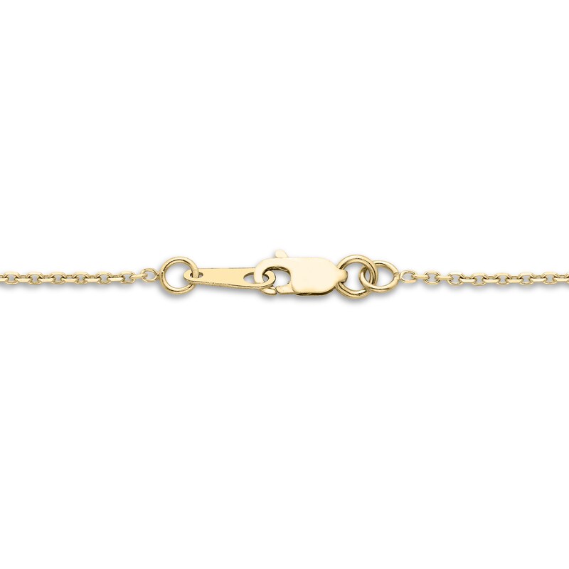 Diamond Mama Necklace 10K Yellow Gold 18"