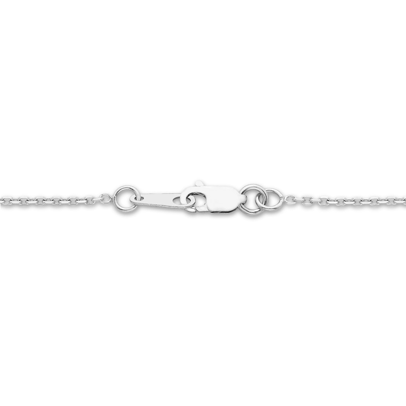 Diamond Mama Necklace 1/8 ct tw Round-Cut 10K Sterling Silver 18"