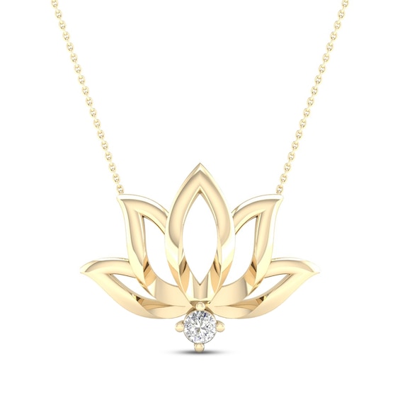 Color Blossom Necklace, Yellow Gold, White Mother-Of-Pearl And Diamonds -  Collections Q94466