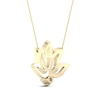Thumbnail Image 2 of By Women For Women Diamond Lotus Necklace 1/20 ct tw 10K Yellow Gold 18"