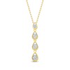 Thumbnail Image 0 of Diamond Teardrop Necklace 3/8 ct tw Round-cut 10K Yellow Gold 18"