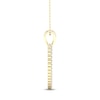 Thumbnail Image 2 of Diamond Heart Necklace 1/4 ct tw Round-Cut 10K Yellow Gold 18&quot;
