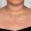 Thumbnail Image 5 of Diamond Heart Necklace 1/2 ct tw Round-cut 10K Rose Gold 18&quot;