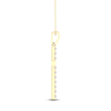 Thumbnail Image 2 of Diamond Cross Necklace 1/2 ct tw Round-Cut 10K Yellow Gold 18&quot;