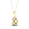 Thumbnail Image 3 of Multi-Diamond Necklace 1/4 ct tw Round-Cut 10K Yellow Gold 18"