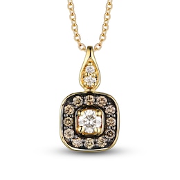 Le Vian Diamond Necklace 1/5 ct tw Diamonds 14K Honey Gold 18"