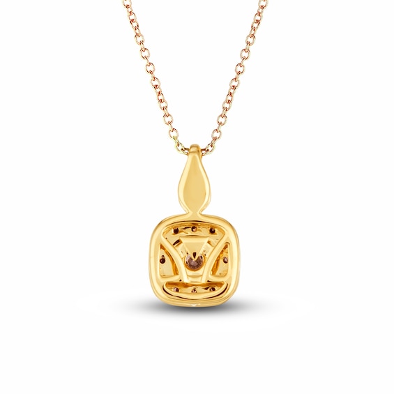 Thumbnail Image 2 of Le Vian Diamond Necklace 1/5 ct tw Diamonds 14K Honey Gold 18"