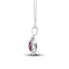 Thumbnail Image 1 of Le Vian Ruby & Diamond Necklace 1/8 ct tw 14K Vanilla Gold 18"