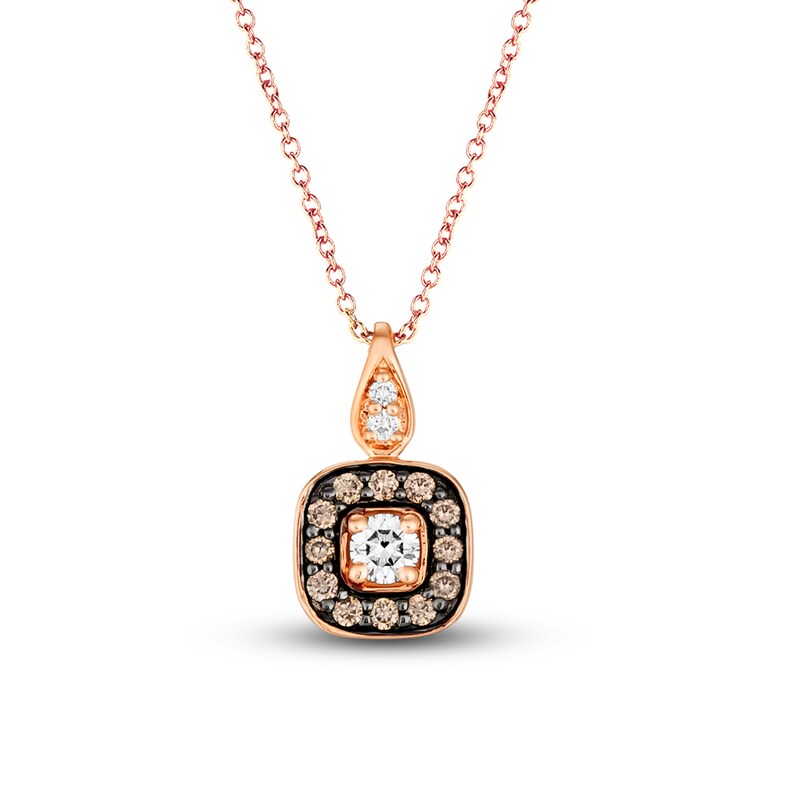 Main Image 1 of Le Vian Diamond Necklace 1/5 ct tw Diamonds 14K Strawberry Gold 18&quot;