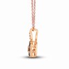 Thumbnail Image 2 of Le Vian Diamond Necklace 1/5 ct tw Diamonds 14K Strawberry Gold 18&quot;