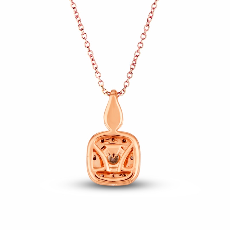 Main Image 3 of Le Vian Diamond Necklace 1/5 ct tw Diamonds 14K Strawberry Gold 18&quot;