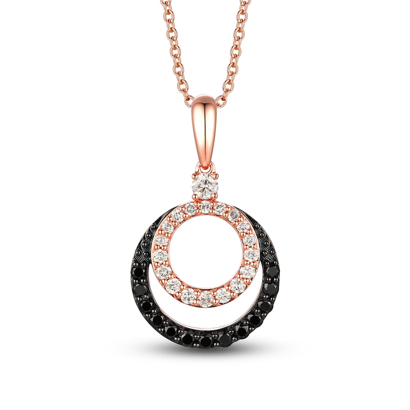 Main Image 1 of Le Vian Diamond Necklace 1/2 ct tw Diamonds 14K Strawberry Gold 18&quot;