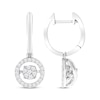 Thumbnail Image 1 of Unstoppable Love Diamond Earrings 3/8 ct tw Round-cut 10K White Gold