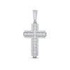 Thumbnail Image 0 of Men's Lab-Created Diamonds by KAY Cross Pendant 3 ct tw 14K White Gold