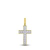 Thumbnail Image 1 of Men's KAY Lab-Grown Diamonds Cross Pendant 3 ct tw 14K Yellow Gold