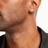 Thumbnail Image 1 of Men's Diamond Pyramid Stud Earrings 1/8 ct tw Round-cut 10K Yellow Gold