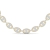 Thumbnail Image 1 of Men's Diamond Mariner Necklace 4 ct tw Round-cut 10K Yellow Gold 22"