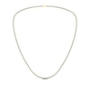 Thumbnail Image 1 of Men's Diamond Tennis Necklace 3 ct tw Round-cut 10K Yellow Gold 22&quot;