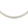 Thumbnail Image 2 of Men's Diamond Tennis Necklace 3 ct tw Round-cut 10K Yellow Gold 22&quot;