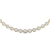 Thumbnail Image 1 of Men's Diamond Tennis Necklace 3 ct tw Round-cut 10K Yellow Gold 22"