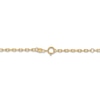 Thumbnail Image 3 of Diamond Necklace 1/5 ct tw Baguette & Round-cut 10K Yellow Gold 17"