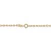 Thumbnail Image 4 of Diamond Necklace 1/5 ct tw Baguette & Round-cut 10K Yellow Gold 17&quot;