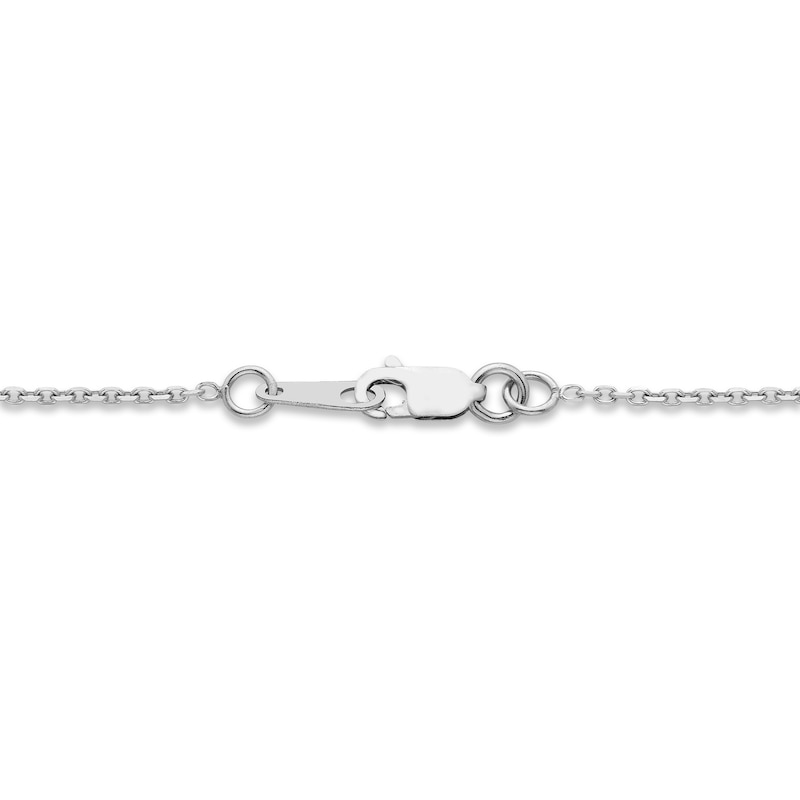 Forever Connected Diamond Heart Necklace 1/4 ct tw Pear & Round-cut 10K White Gold 18"