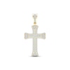 Thumbnail Image 1 of Men's Diamond Cross Pendant 2 ct tw Round-cut 10K Yellow Gold