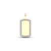 Thumbnail Image 0 of Men's Diamond Dog Tag Pendant 1/2 ct tw Round-cut 10K Yellow Gold