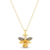 Thumbnail Image 0 of Le Vian Citrine Bee Necklace 1/10 ct tw Diamonds 14K Honey Gold 18"