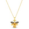 Thumbnail Image 0 of Le Vian Citrine Bee Necklace 1/10 ct tw Diamonds 14K Honey Gold 18"