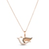 Thumbnail Image 1 of Le Vian Diamond Necklace 1/6 ct tw 14K Strawberry Gold 18&quot;