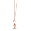 Thumbnail Image 2 of Le Vian Diamond Necklace 1/6 ct tw 14K Strawberry Gold 18&quot;