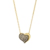 Thumbnail Image 0 of Godiva x Le Vian Diamond Heart Necklace 3/8 ct tw 14K Honey Gold 19"