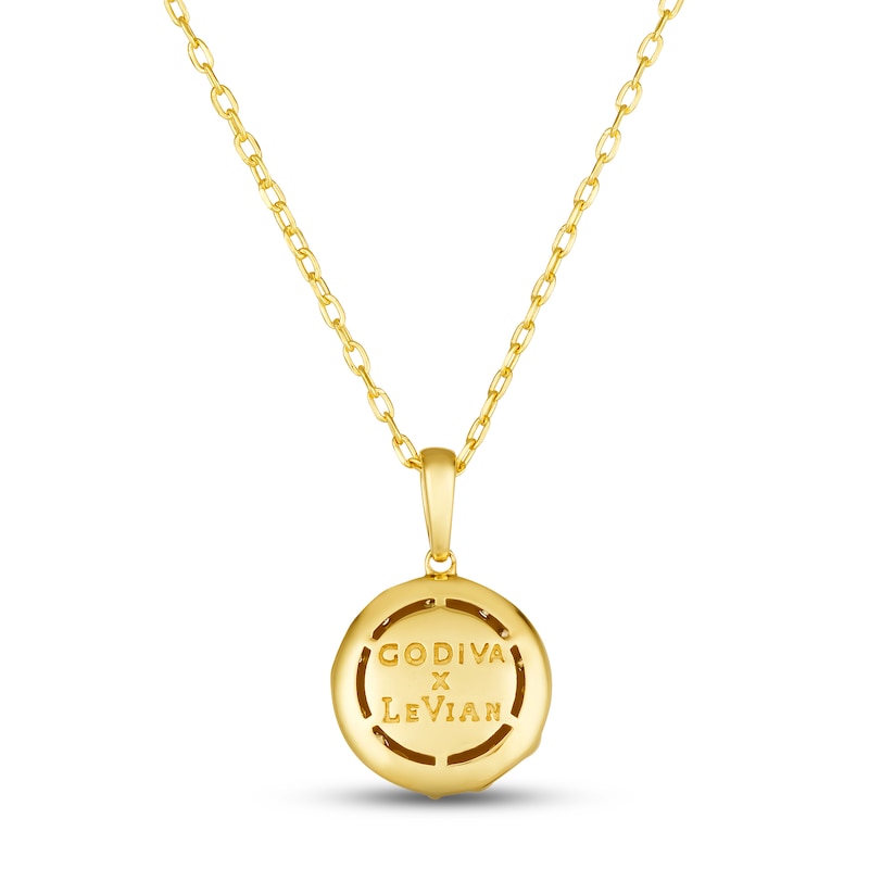 Godiva x Le Vian Diamond Necklace 1/2 ct tw 14K Honey Gold 19"