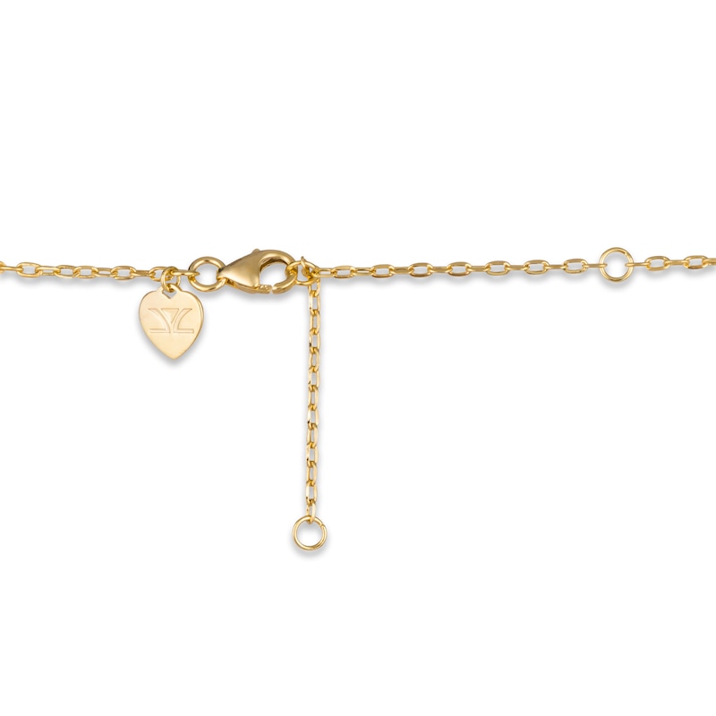 Main Image 4 of Godiva x Le Vian Diamond Necklace 1/2 ct tw 14K Honey Gold 19&quot;