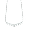 Thumbnail Image 0 of Diamond Bar Necklace 1/5 ct tw Round-cut 10K White Gold 18"