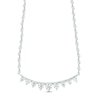 Thumbnail Image 1 of Diamond Bar Necklace 1/5 ct tw Round-cut 10K White Gold 18&quot;