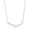 Thumbnail Image 2 of Diamond Bar Necklace 1/5 ct tw Round-cut 10K White Gold 18&quot;