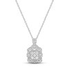Thumbnail Image 0 of Diamond Necklace 1/3 ct tw Round-cut Sterling Silver 18"
