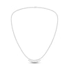 Thumbnail Image 2 of Diamond Riviera Necklace 10 ct tw Pear & Round-cut 14K White Gold 18&quot;