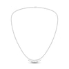 Thumbnail Image 1 of Diamond Riviera Necklace 10 ct tw Pear & Round-cut 14K White Gold 18"