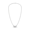 Thumbnail Image 3 of Diamond Riviera Necklace 10 ct tw Pear & Round-cut 14K White Gold 18&quot;