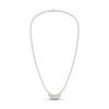 Thumbnail Image 4 of Diamond Riviera Necklace 10 ct tw Pear & Round-cut 14K White Gold 18"