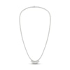Thumbnail Image 5 of Diamond Riviera Necklace 10 ct tw Pear & Round-cut 14K White Gold 18&quot;