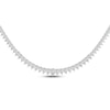 Thumbnail Image 1 of Diamond Riviera Necklace 10 ct tw Pear-Shaped 14K White Gold 18&quot;